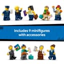 LEGO City Airport with Airplane Toy - Miniature Model Kit w/Terminal, Plane, Tug Car, Bridge, 9 Minifigures & Accessories - Birthday Gift Idea for 8+ Year Old Boys - 60502 - 6