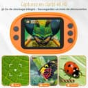 Microscope Numérique avec Écran de Poche pour Enfants: Loupe Rechargeable Mini Bijoux Jouet Éducatif Scientifique STEM Cadeau de Noël Filles Garçons de 4 à 12 avec Carte 32G Coque EVA - 2