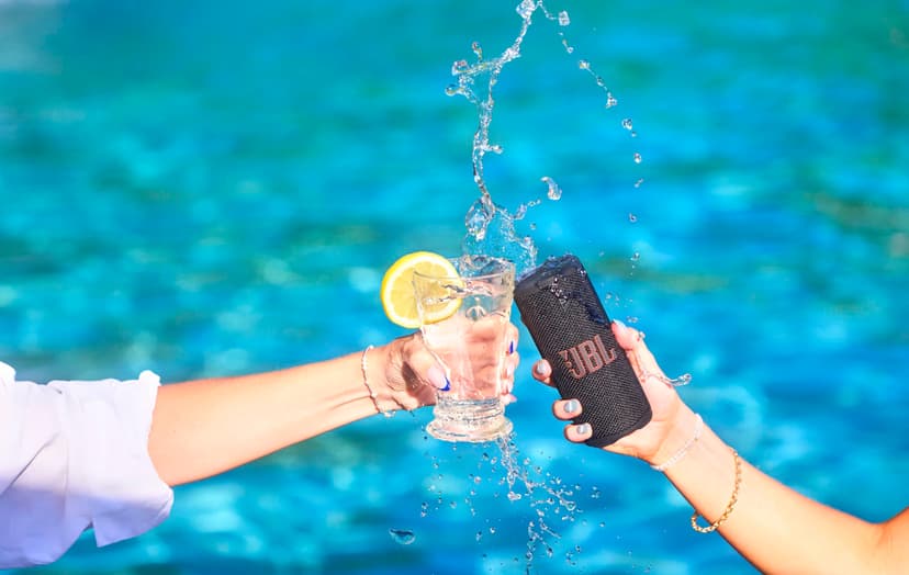 JBL Grip, Compact Bluetooth Speaker, JBL Pro Sound with AI Sound Boost, IP68 Waterproof/Dustproof, Ambient Light, Up to 14H Playtime, Auracast Multi-Speaker Connection, JBL Portable App, Black - 2