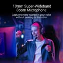 ASUS ROG Pelta - Casque gaming sans fil - connectivité tri-mode avec Speednova, membranes de 50mm plaquées en titane, micro à bande ultralarge de 10mm, batterie de 60 heures, conception légère de 309g - 6