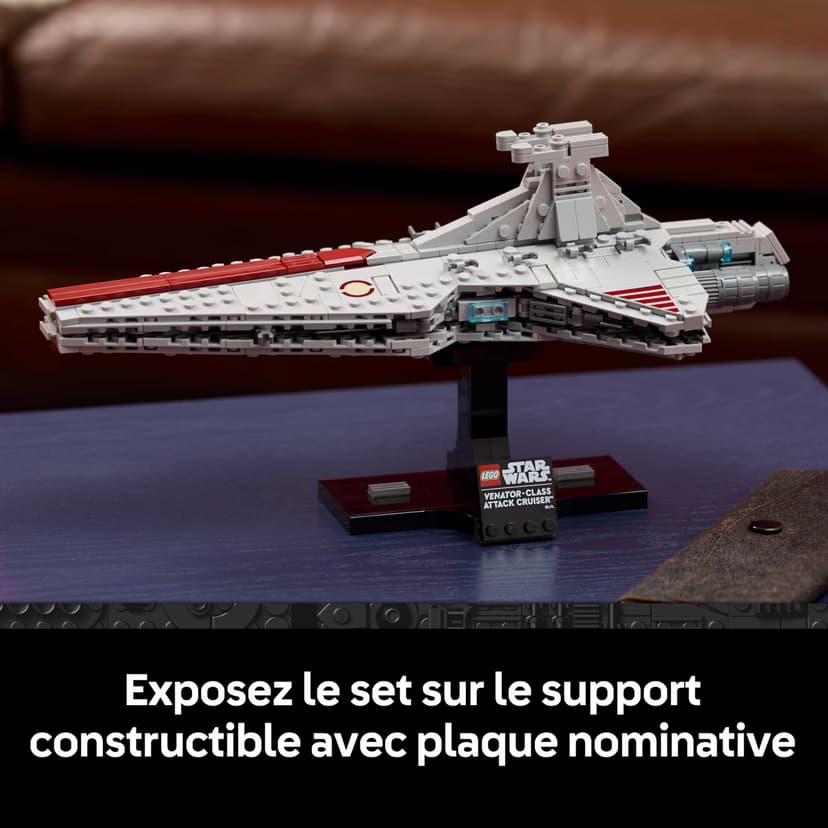 LEGO Star Wars 75441 Le Croiseur d’Assaut de Classe Venator - Set de Construction Adulte - Maquette du Vaisseau de la République - Décoration Salon - Cadeau Collector pour Fans de La Revanche des Sith - 5