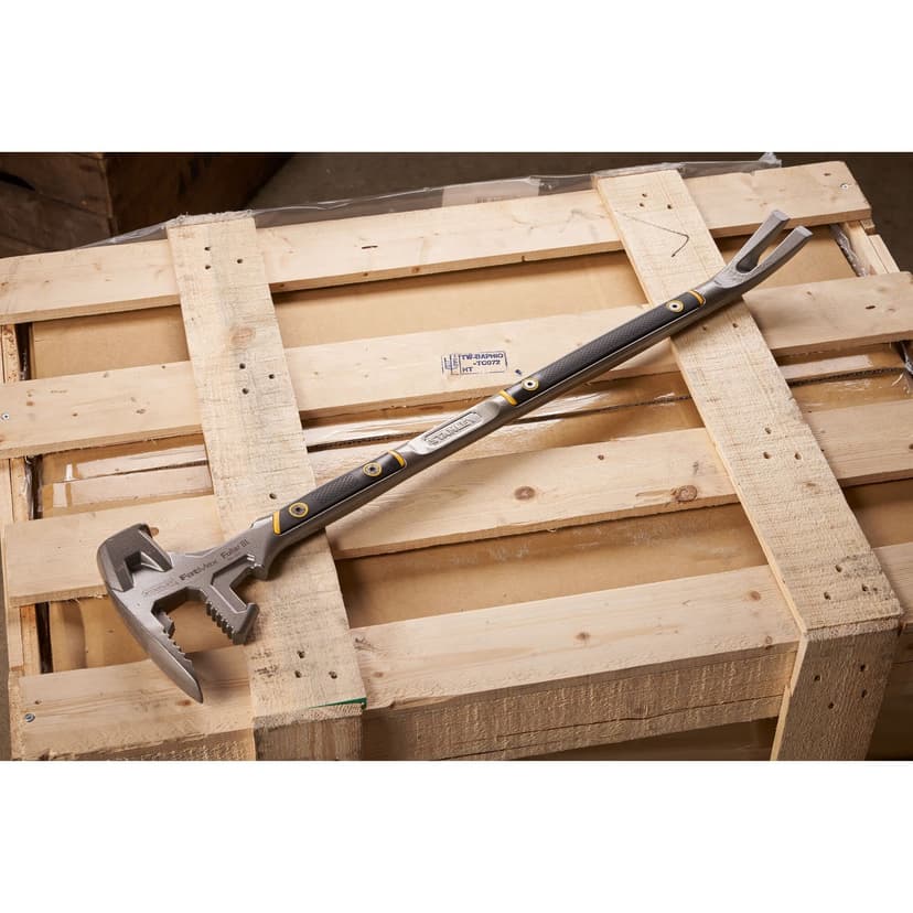 Stanley FatMax FuBar III 55-120 5-in-1 Demolition Tool, Sledge Hammer / Nail Remover / Jaws For Timber / Pry Bar - 6