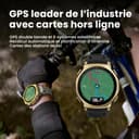 Amazfit T-Rex 3 Pro Montre Connectée Outdoor 44mm – Écran AMOLED Saphir, Flashlight, Lunette Titane, GPS, Cartes Hors Ligne, 17 Jours Autonomie, 180+ Modes Sport, Smartwatch pour Android iPhone - 5