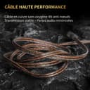 Yinyoo KBEAR MONKIE K01 Écouteurs de Jeu HiFi Casque Intra-auriculaire antibruit avec Prise de 3,5 mm Surround Écouteurs filaires pour PC, PS5, Xbox, Switch - 5