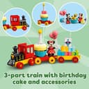 LEGO DUPLO | Disney Mickey & Minnie Birthday Train Toy for 2+ Year Old Girls & Boys - Educational Toys for Toddlers with Number Bricks & 3 Figures - Gift Idea - 10941 - 3