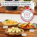 Moulinex Cookeo Wi-Fi with Extra Crisp, Multicooker, 14 Cooking Modes, Pressure Cooking, Air Fryer, Easy Step-by-Step Recipes, CE96X8F0 - 4