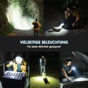 WUBEN L50 Ultra Powerful LED Torch, 1200 Lumens, IP68 Waterproof Tactical Torch, 5 Modes Military Flashlight for Camping Hiking Emergency - 6