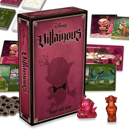 Ravensburger Disney Villainous - Sugar & Spite Strategy Board Game - Compatible with Other Villainous Games - with King Candy or Shere Khan - 2019 Toy of The Year Award Winning Line - Ages 10+