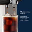 De'Longhi Dedica Duo EC890.M, Barista Coffee Machine with Pump, Espresso and Cold Brew, Manual Coffee Machine with LatteArt Steam Rod, 15 cm Wide, 2 Espresso, Touch Screen, Cup up to 13 cm, Metal - 3