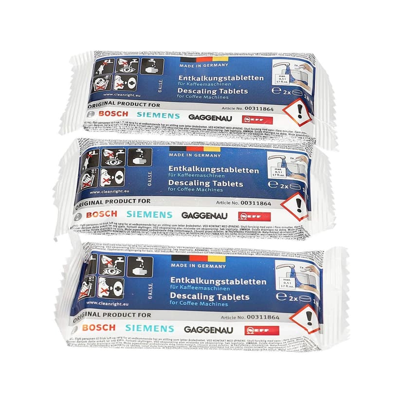 12 Descaling Tablets for Coffee Machines for Bosch, Siemens, Neff, Gaggenau, No.: 310967 - 6