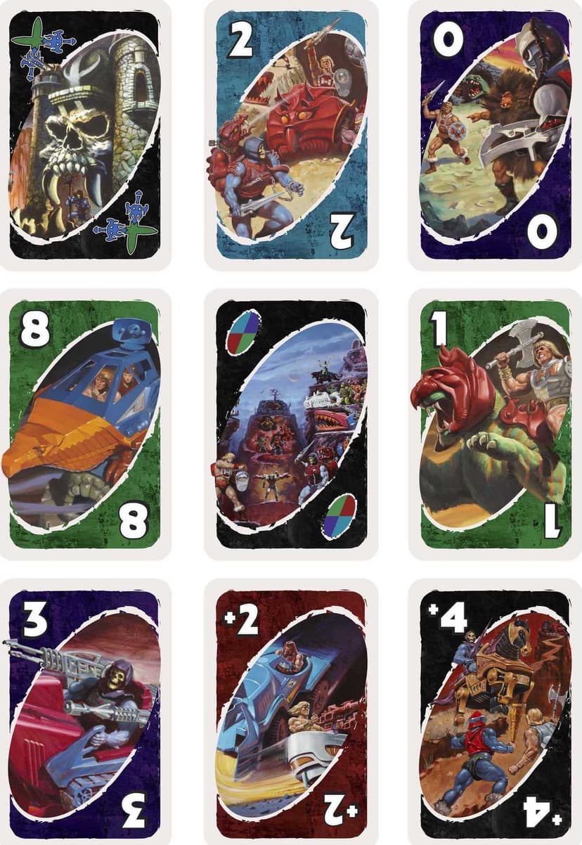 Mattel Games Uno Les Maîtres De L’Univers, Jeu De Société, Jeu de Cartes, Édition Spéciale Pouvoir du Crâne Ancestral, 112 Cartes, Jouet Enfant, Dès 7 Ans, GVY91 - 6