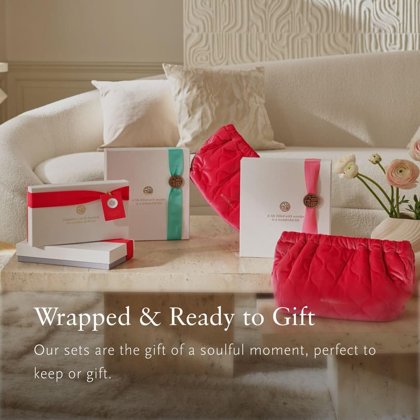 RITUALS Le Ritual of Ayurveda Coffret Cadeau Petit Coffret Cadeau avec Produits de Soins Personnels avec Rose Indienne et Huile d'amande Douce - Parfum Équilibre - 5