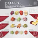 Coupe-Légumes Börner Vital (Profi Set) • 12 Styles de Coupe • Mandoline en Acier Inoxydable • Coupe Légumes avec Fonction Assaisonnement • Pour couper en Tranches, Juliennes, Dés - 2