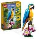 LEGO Creator 3 in 1 Exotic Parrot to Frog to Fish Animal Figures Building Toy, Creative Toys for Kids Aged 7 and up 31136 - 1
