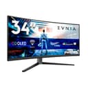 PHILIPS Evnia 34M2C6500-34 Inch OLED WQHD Curved Gaming Monitor, 175 Hz, 0.03 ms, HDR400, Ambiglow, FreeSync Premium Pro, G-Sync comp. (3440x1440, 2X HDMI, DisplayPort, USB Hub) dark gray - 1