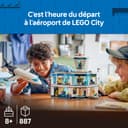 LEGO City Airport with Airplane Toy - Miniature Model Kit w/Terminal, Plane, Tug Car, Bridge, 9 Minifigures & Accessories - Birthday Gift Idea for 8+ Year Old Boys - 60502 - 2