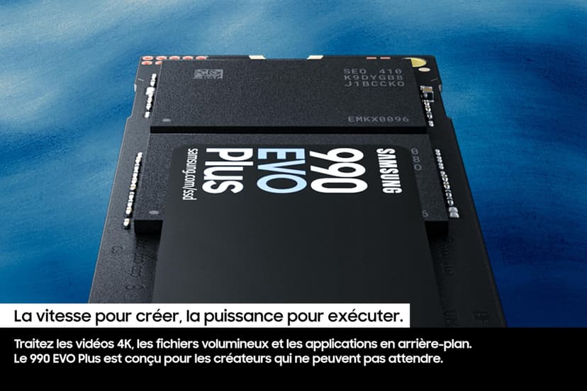 Samsung 990 EVO Plus, 2TB, PCIe 4.0 x4 / 5.0 x2, NVMe2.0 (up to 7250 MB/s), NVMe M.2 (2280), Internal Solid State Drive (SSD), MZ-V9S2T0BW - 9