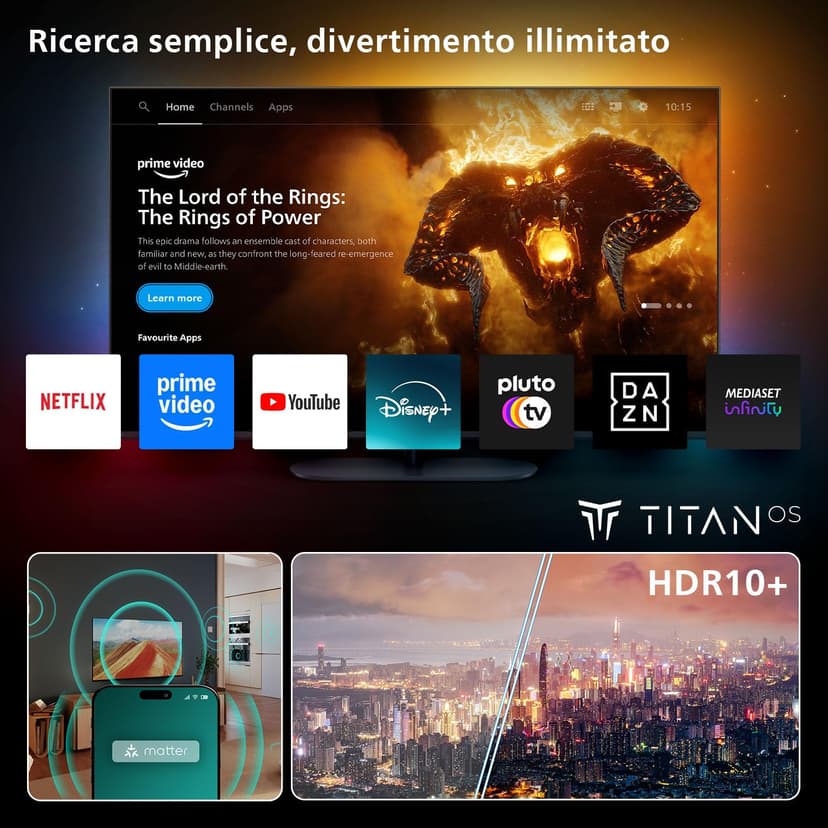 Smart TV Philips 43PUS7810/12 43" 4K Ultra HD LED HDR QLED - 6