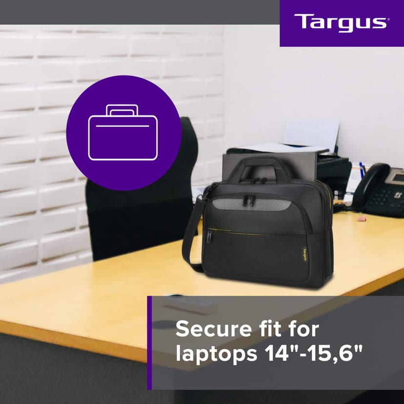 Targus TCG470GL CityGear 15-17,3' Topload Notebook-Tasche – Schwarz - 3