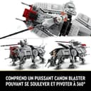 LEGO Star Wars 75337 AT-TE Walker Building Toy with 3 212th Clone Trooper Minifigures, plus Dwarf Spider & Battle Droid Figures - Gift for 9+ Year Old Boys & Revenge of the Sith Fans - 4