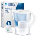 BRITA Marella XL Water Filter Jug White (3.5L) incl. 1x MAXTRA PRO Pure Performance cartridge - large-volume jug with digital LTI and Flip-Lid - now in sustainable Smart Box packaging - 1