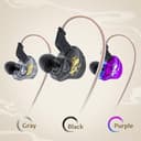 Yinyoo KBEAR MONKIE K01 Gaming Earphones HiFi In-ear Noise Cancelling Headset with 3.5mm Surround Plug Wired Earbuds for PC, PS5, Xbox, Switch - 8