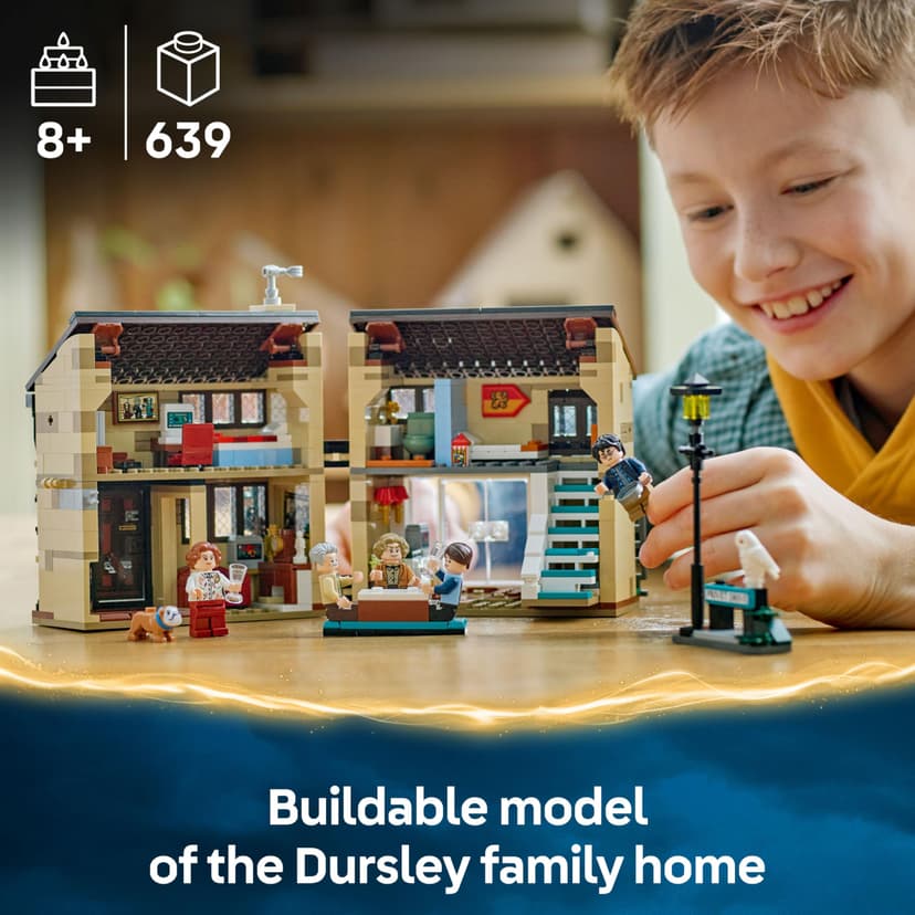 LEGO Harry Potter Privet Drive: Aunt Marge's Visit – Toy House with a Detailed Interior, 5 Minifigures & Inflated Aunt Marge Figure - Prisoner of Azkaban Gift for 8+ Year Old Girls & Boys - 76451 - 2