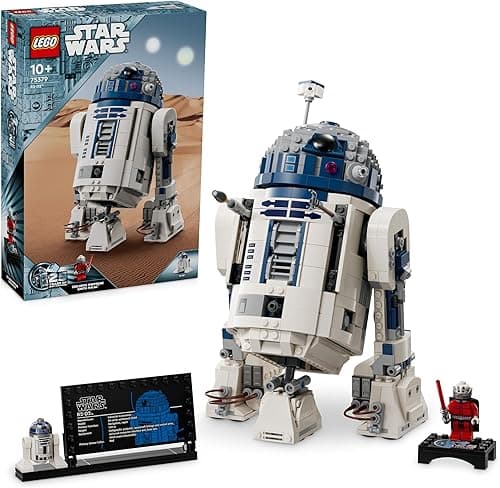 LEGO Star Wars 75379 R2-D2 Building Toy - Play and Display Droid Figure with Rotating Head, Periscope & Tools - incl. a Darth Malak Minifigure - Gift for 10+ Year Old Boys & Adult Fans