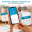 MIDEA Déshumidificateur d air Anti Moisissure intérieur 50 L/Jour | Réservoir amovible 6L, APP/Wifi, Mode Confort, Minuterie 24H | Déshumidificateur industriel de grande capacité jusqu’à 120m²/300 m³ - 5