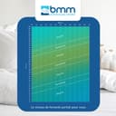 BMM Matelas Ortho Medic 140x200 cm avec Noyau à Ressorts ensachés Niveau de fermeté H2/certifié Öko-Tex/Matelas Ergonomique à 7 Zones Hauteur 21 cm/Matelas de Conception Allemande - 2