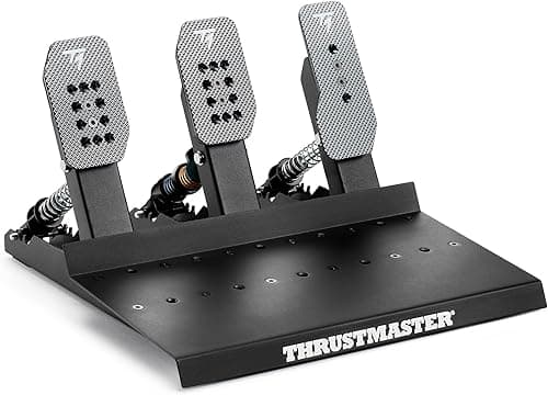 Thrustmaster Raceline Pedals III LC - 3-Pedal Simracing Pedal Set Featuring Brake Pedal with Load Cell Sensor (220 lb / 100 kg) - for PS5, PS4, Xbox Series, Xbox One, PC
