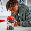 LEGO Editions Scuderia Ferrari HP Charles Leclerc Helmet - F1 Merchandise - Display Model Kit w/Collectible Minifigure - Gift for 14+ Year Old Boys & Adult Motorsport Fans - 43014 - 7