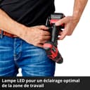 Einhell Perceuse-visseuse à percussion sans fil TE-CD 18/44 Li-i (1 x 2,5 Ah) Power X-Change (18 V, 44 Nm, perçage à percussion, mandrin métallique 13 mm, 2 vitesses, avec batterie 2,5 Ah et chargeur) - 9