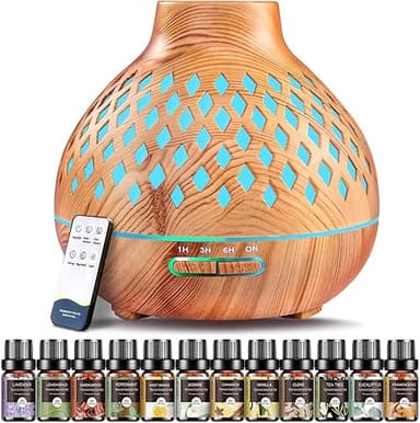 AESHORY Diffuseur d'huiles Essentielles 550ML, Diffuseur …