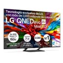 LG 75QNED93A6A - TV 75", 4K QNED EVO, Smart TV, WebOS 25, Powerful and Intelligent Processor, MiniLED AI, Super Upscaling, Dolby Vision and Atmos, Alexa/Google Assistant, Black - 1