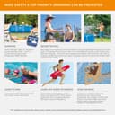 INTEX 28273NP 4.5 x 2.2 x 0.84 m Rectangular Frame Pool - Blue - 7