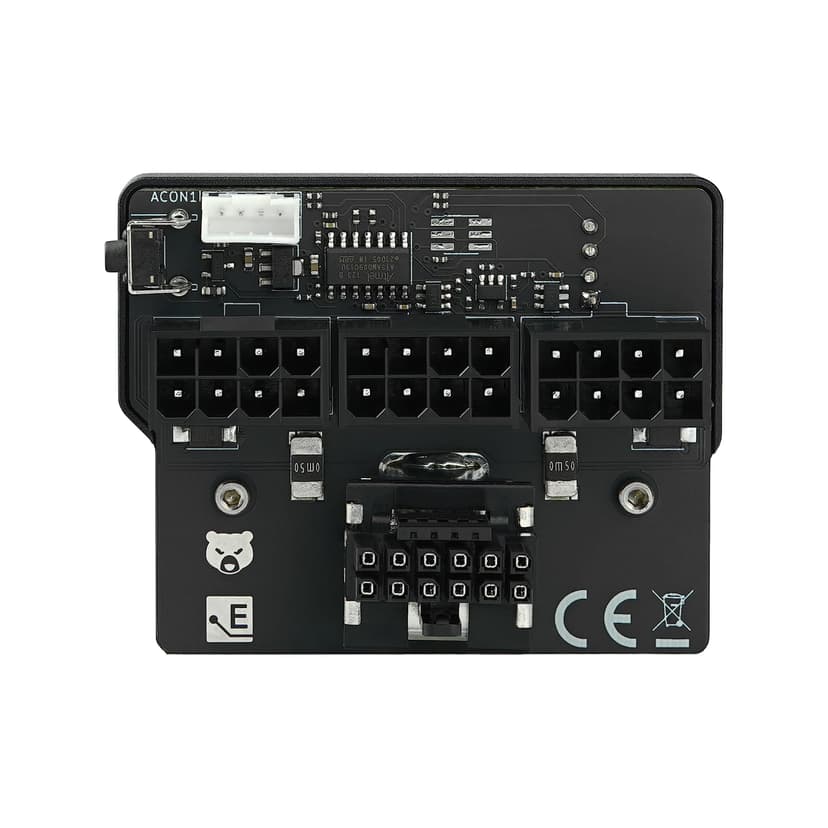 Thermal Grizzly WireView GPU - 1x 12VHPWR to 3x 8Pin PCIe - Normal - Power Meter for Graphics Cards - OLED Display - Monitoring Tool - Made in Germany - 3