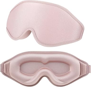 WLLHYF Silk Sleep Mask, 3D Stereo Deep Sleep Eye Mask Com…