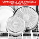 Tefal Ingenio Set of 4 Pieces, 16/18/20 cm Pans + 1 Removable Handle, Induction, Stainless Steel, Stackable, Space Saving, Made in China, Preference On L898S334 - 7