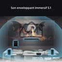 Sony BRAVIA Theatre System 6 (5.1-channel surround sound, 1000 W, with rear speaker and subwoofer, Dolby Atmos, DTS:X, AI Voice Zoom 3 with BRAVIA TV, DSEE, multi-stereo party mode) Black - 5