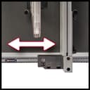 Einhell Table Saw with Stand 2000W, Saw Blade with Height/Angle Adjustment Facility, Parallel Stop, Angle Stop +/- 60°, Metal Base Frame TC-TS 2025/2 U - 5