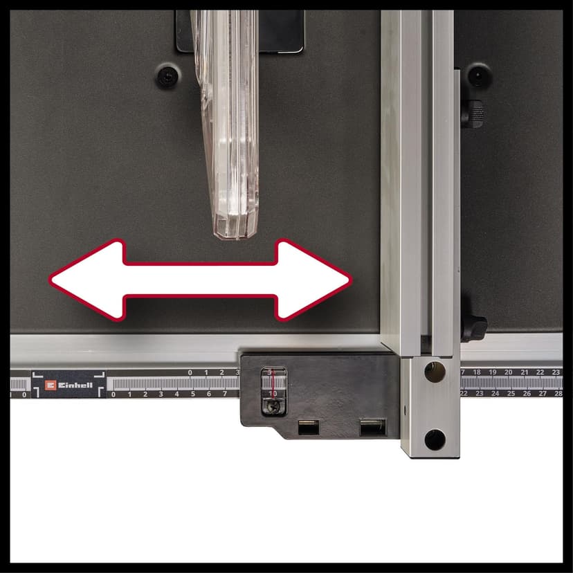Einhell Table Saw with Stand 2000W, Saw Blade with Height/Angle Adjustment Facility, Parallel Stop, Angle Stop +/- 60°, Metal Base Frame TC-TS 2025/2 U - 5