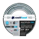 Cellfast Garden Hose MULTIFLEX PRO, Heavy Duty 6-Layer, ATS2 Tricot Braid, UV and Algae Resistant, Free of Heavy Metals, Velvet Technology, 35 Bar, -20/+65°С Temp. 3/4", 30m - 1
