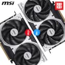MSI GeForce RTX 5050 8G VENTUS 2X OC Graphics Card - RTX 5050 GPU, 8GB GDDR6 (20Gbps/128-bit), PCIe 5.0 - DUAL-Fan Thermal Design (2 x TORX FAN 5.0) - HDMI 2.1b, DisplayPort 2.1b - 3