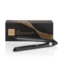 ghd - Lisseur cheveux ghd gold - Fer à lisser professionnel (Noir) - Cheveux plus lisses, 65% plus brillants, sans chaleur extrême - Lisseur boucleur, design arrondi - Idéal tous types de cheveux - 1