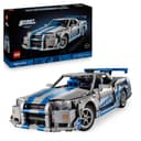 LEGO Technic Voiture Nissan Skyline GT-R (R34) 2 Fast 2 Furious - Maquette de Voiture pour Adulte - Fonction Drift, Direction, Suspension & Moteur 6 Cylindres - Cadeau Collector pour Fans 42210 - 1