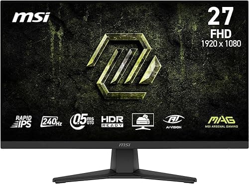 MSI MAG 272F X24 27-Inch Gaming Monitor, 1920x1080, FHD R…
