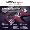 Akai Professional MPK Mini Plus - Clavier MIDI USB à 37 Touches avec Huit Pads MPC, Molettes, Logiciel de Production et Native Instruments Sound Package - 2