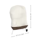 Amazon Basics Kettle Grill Cover, BBQ Cover, 67 cm, Ivory/Brown - 2
