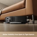 Mova V50 Ultra Complete Robot Vacuum Cleaner and Self-Emptying Scrubber with 24000 Pa Suction, Thermal Floor Wash with DuoSolution System, FlexiRise Navigation and StepMastera System Black - 2